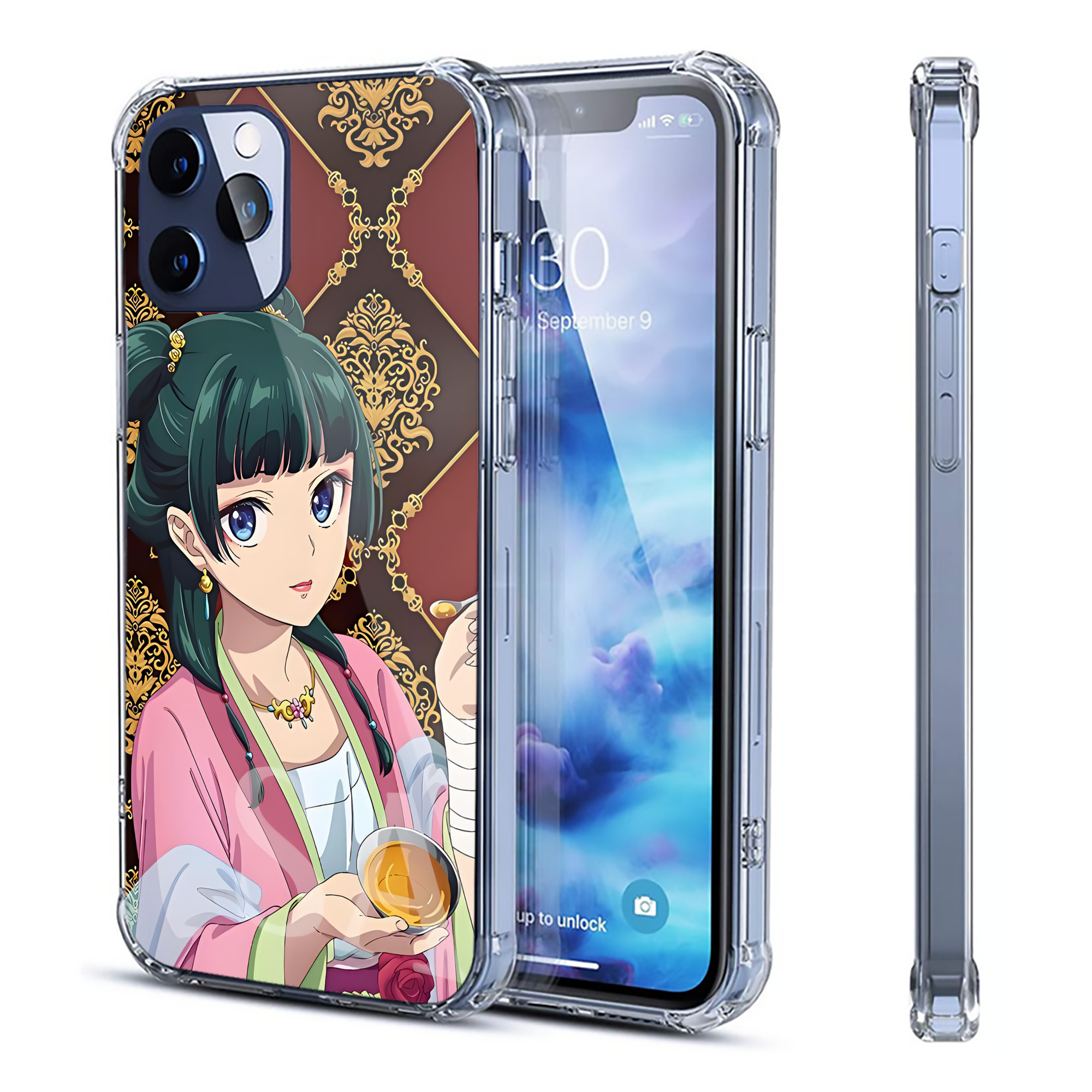 （画像用） 薬屋のひとりごと The Apothecary Diaries 【iPhone 12シリーズ対応】透明スマホケース（クリアソフトケース）